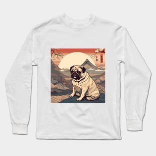 Ukiyo Pug Long Sleeve T-Shirt